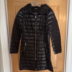 Mackage Women's Shiny Black Puffer Coat